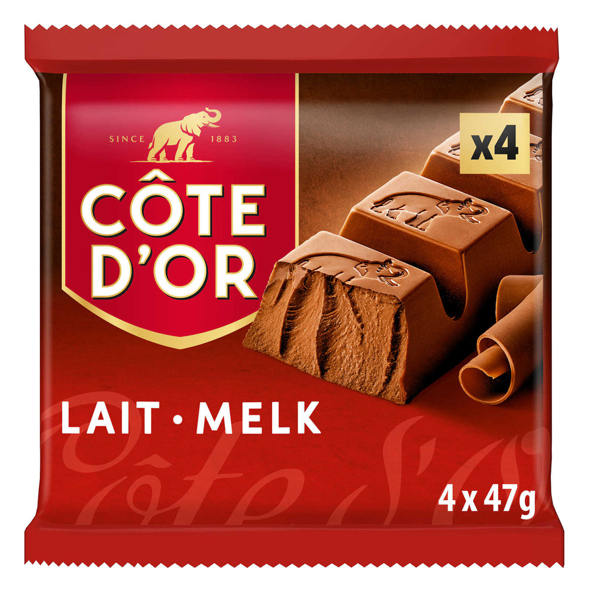 Barre Côte d'Or chocolat au lait 45 g